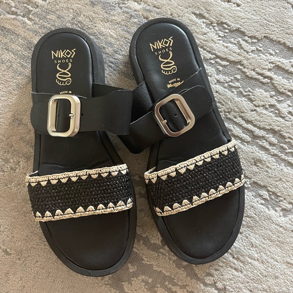 Authentic Greek sandals (worn twice) - Picture 1 of 4